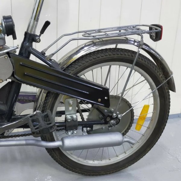 Бензиновый велосипед со складной рамой
